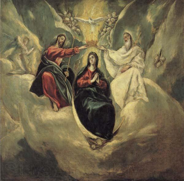 El Greco The Coronation of the Virgin Norge oil painting art